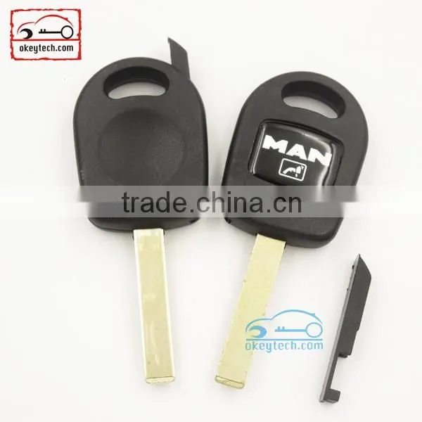Okeytech Peugeot MAN transponder chip key shell of MAN Car Key HU83 Peugeot transpinder chip key shell