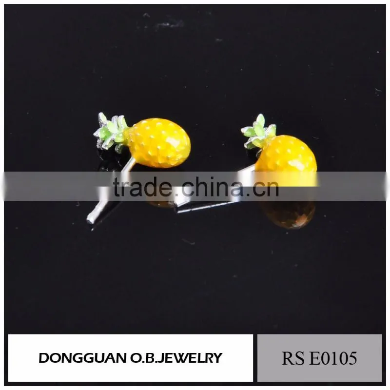 Wholesale European Style Free Shipping Silver Stud Earrings