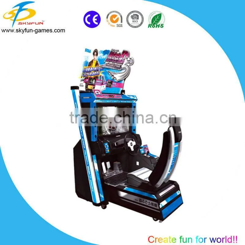 2016 popular car racing game machine arcade game machine for young man