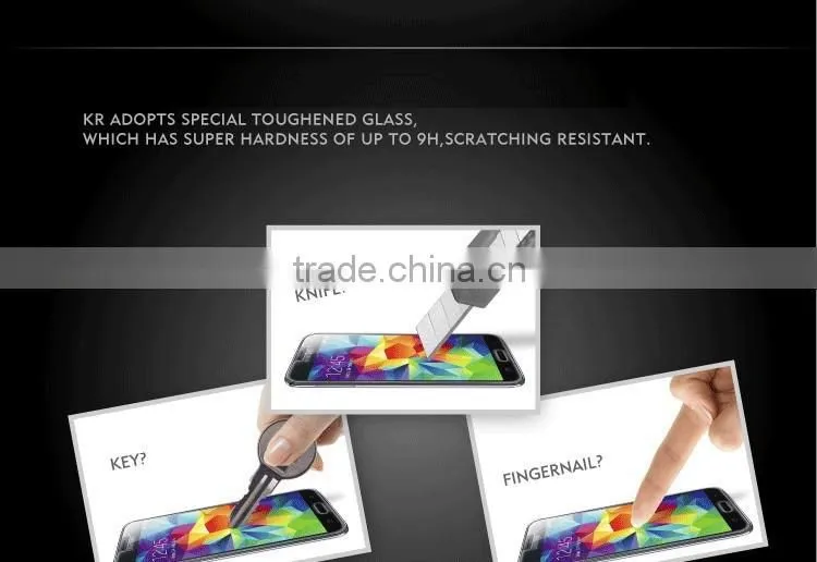 Gold Supplier 0.3mm Tempered Glass impact resistant screen protector for Samsung Galaxy Alpha G850 oem/odm (Glass Shield)