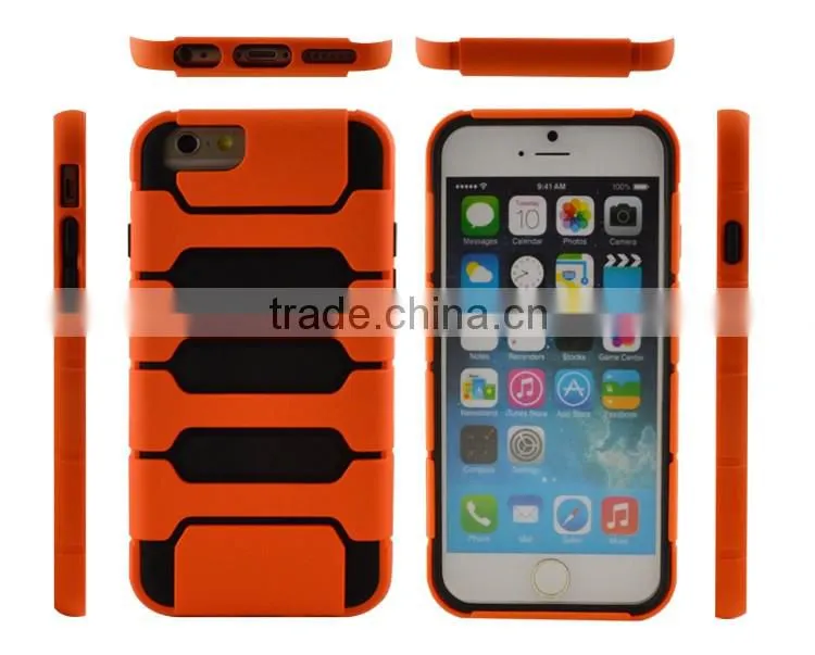 for samsung mobile phone back cover/PC+TPU tank style combo phone case