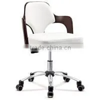 2015 New Soft Cushion Plywood Wheels Chairs for Restaurant Use