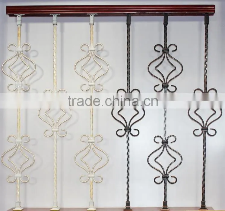 Wrought Iron Parts for Staircase Fence Railings with Scrolls