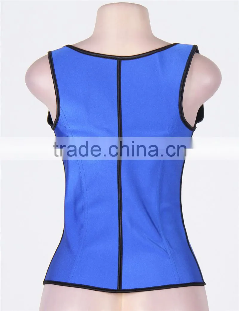 Factory Directly Hot Wholesale 4 Steel Bones Latex Corset Girdle Vest Waist Trainer Body Shaper