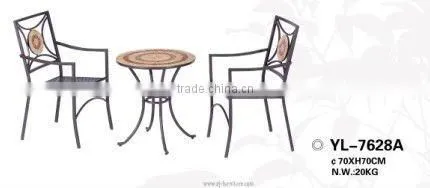 metal outdoor mosaic garden furniture
