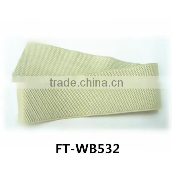 2015 new elastic band used to make fashion women belt-beige elastic band 10-120mm wide FT-WB532