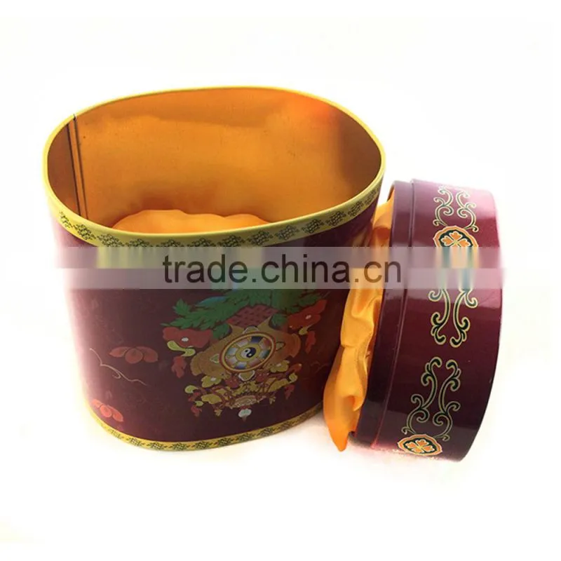 New designed metal wine tin box, tin container for sale