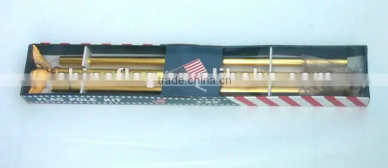 Iron power coating flagpole set