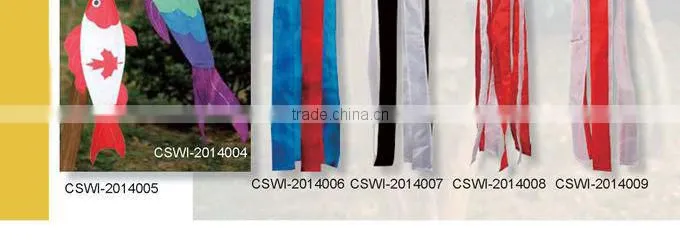 100% polyester differen sizes USA windsock