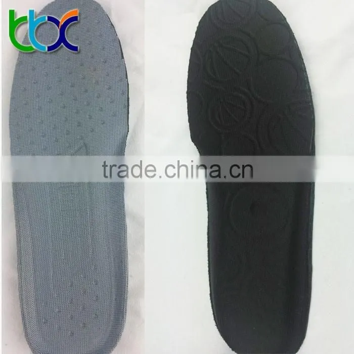Comfort shoe heel protectors insoles for shoes foot arch support shoe pad insole fabric with hi-poly