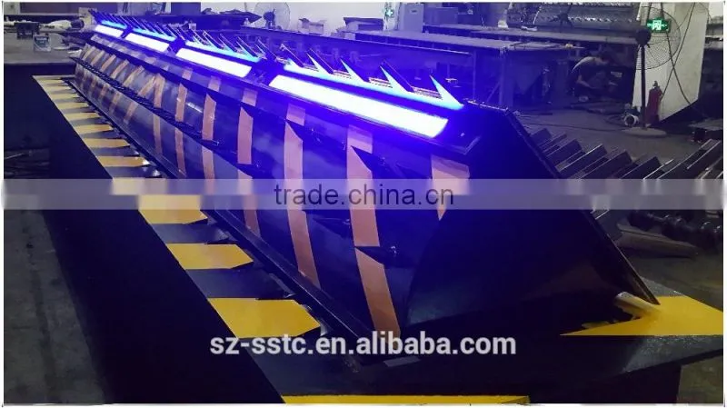 Massive production heavy duty security road blocker with steel tire killer