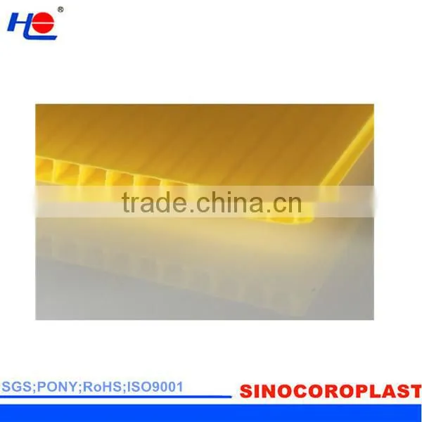 easy to clean and waterproof pp lightweight plastic board