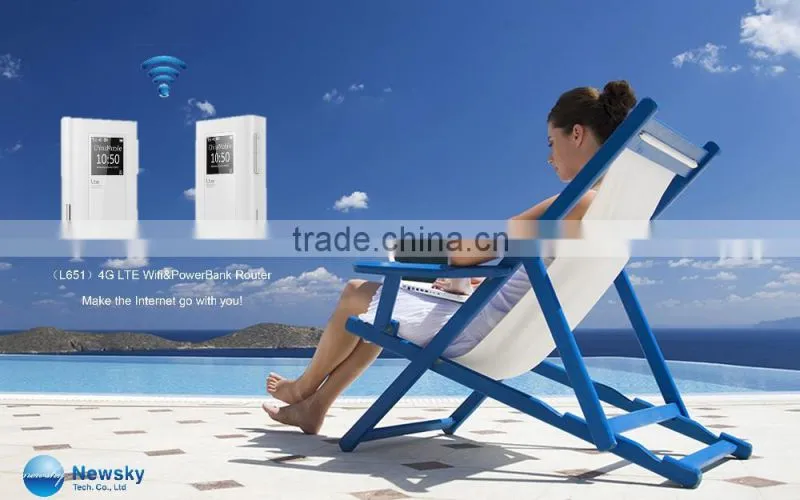 OEM portable 100Mbps 4g dual sim card router