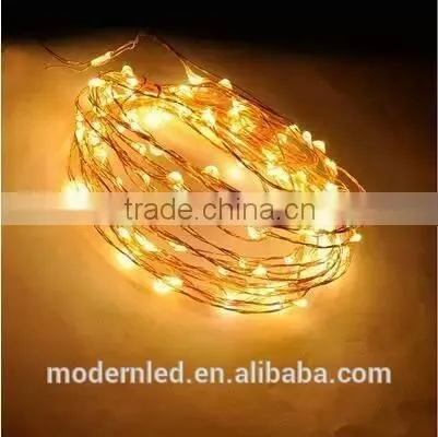Hot Selling holiday decoration Outdoor 100 led christmas led copper string light