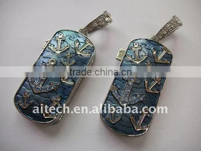 metal swivel usb 4gb , keychain usb drive laser print ,engraved metal usb