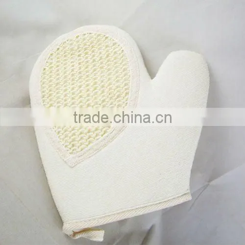 loofah/loofa/luffa massage gloves