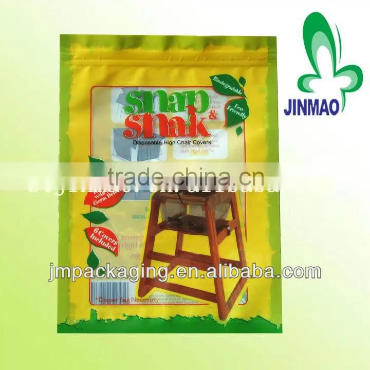 Customized print three side-sealed laminated bag for cordial
