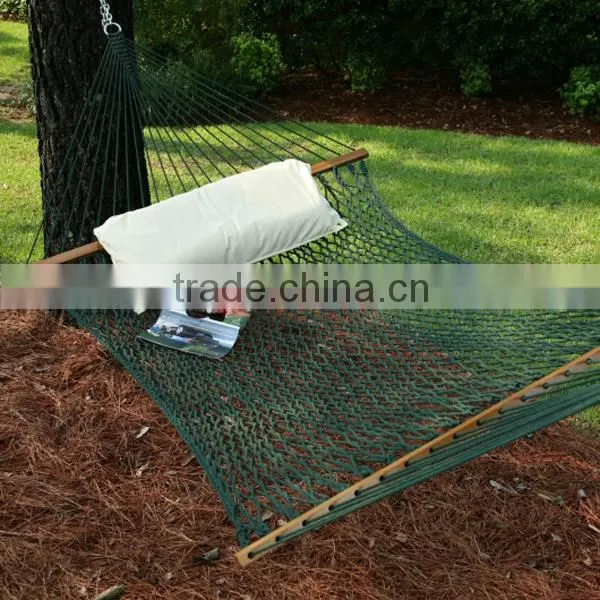 Good Sale Adult Camping Outdoor Green Hammock