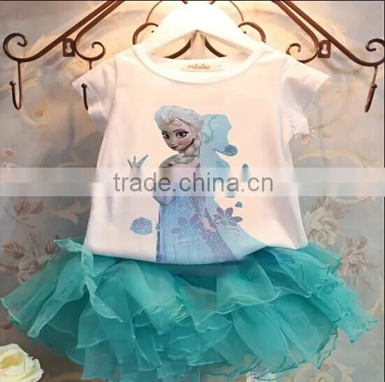 Wholesale artificial flower girl dresses, frozen dress elsa( AM-FD-01)