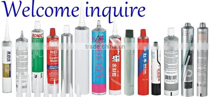 Free ready sample 11-19mm plastic needle nose aluminum tube for cosmetic and ointment packaging