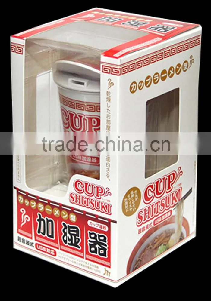 Paper material matt / glossy lamination electric box with pvc window
