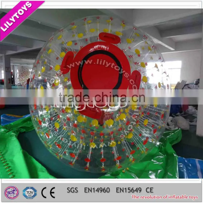 inflatable body zorbing ball for water park,zorb ball . roll inside inflatable ball ,human bubble ball