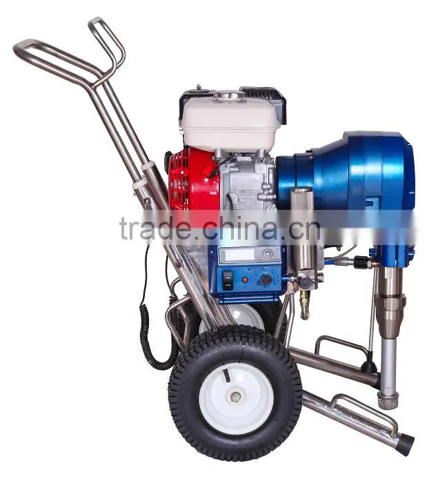 GP-8300 Gasoline stainless steel rack Airless paint sprayers, support two guns