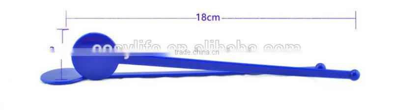 Best quality disposable custom-made cocktail plastic sticker party drink stirrer