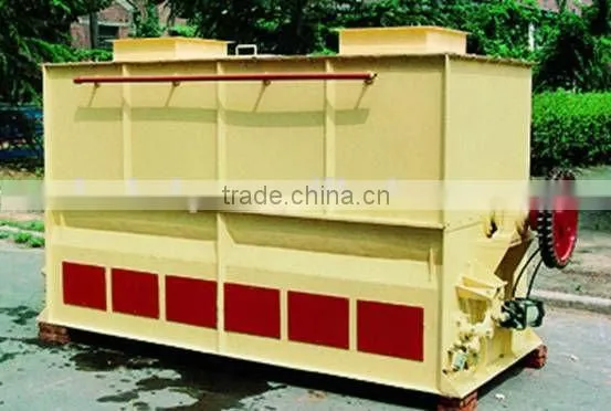 Single shaft double-propeller feed mixer