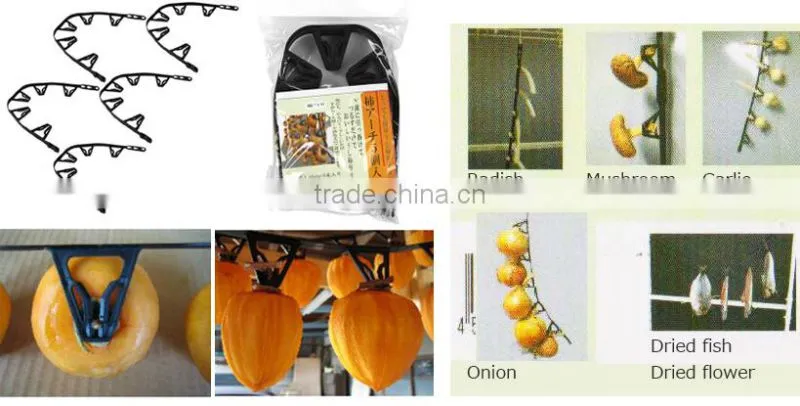 Japanese Kaki persimmon fruit drying clip Made in Japan