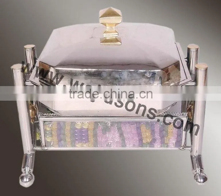 new design handmade chafing dish for sale | 2016 metal made chafing dish | modern chafing dish | brass plated chafing dish