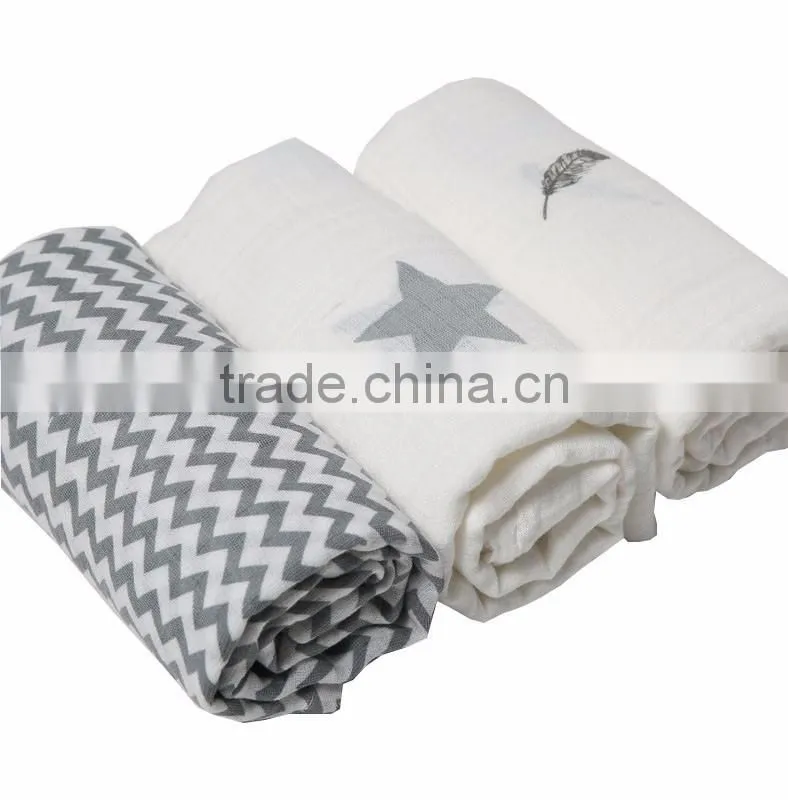 Swaddle Blankets Newborn Cotton Baby Muslin Cloth, Cotton Muslin