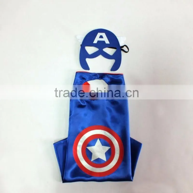 YS Manufacturer Children Birthday Party Wholesale Superhero Cape and Mask