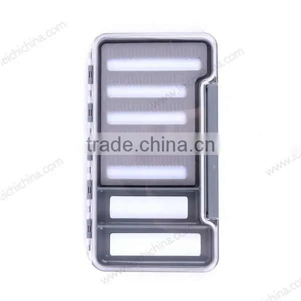 waterproof slim magnetic plastic fly box