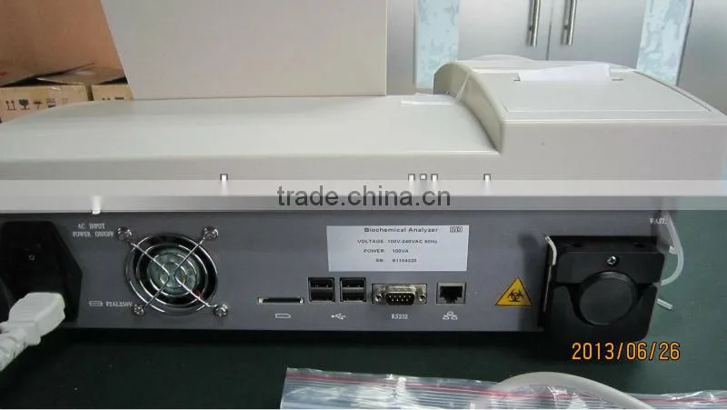 YSTE168 hot sale Built-in thermal printer semi-auto biochemistry analyzer for sale