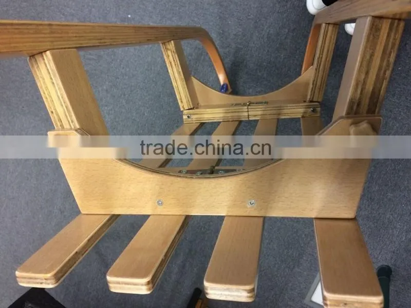 wood snow sledge