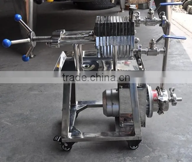 best popular sanitary stainless steel plate and frame filter press