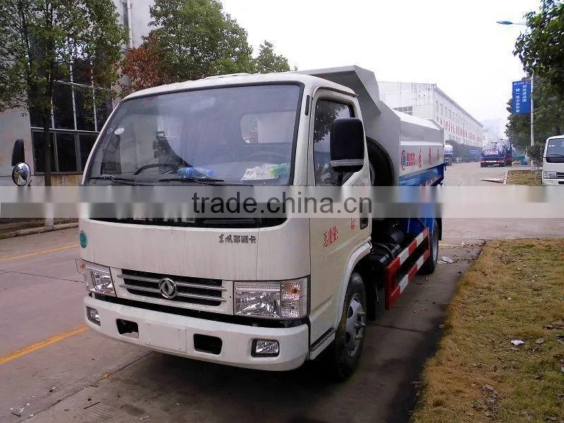 DONGFENG MINI self loading garbage truck for sale, Euro 4 chassis