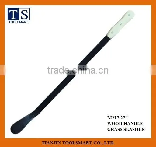 fixed blade knife with wooden or plastic handle