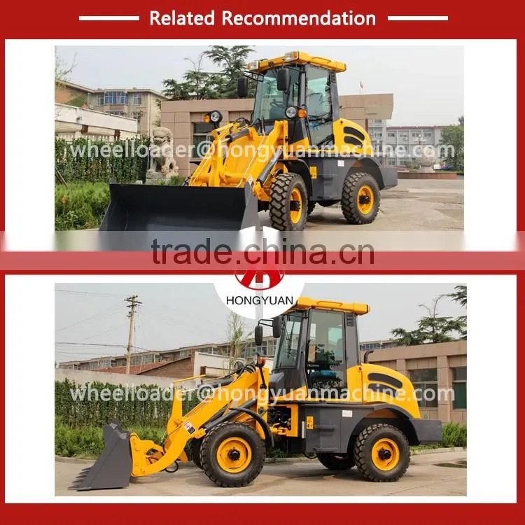 HY8600 high capacity 1t 4 wheel drive sugarcane loader/wheel drive
