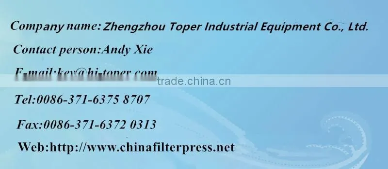 Filter Press Machine For Sale