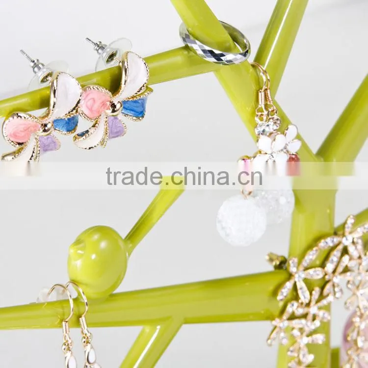 Multifunctional Tree-shape plastic Jewelry Accessories stand display