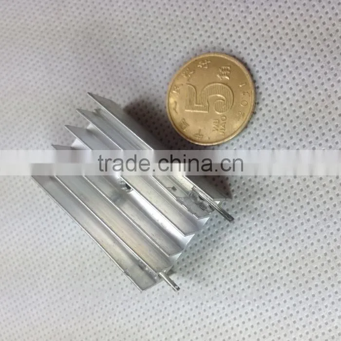 OEM manufacturing classical design mill finish extruded aluminum heatsink