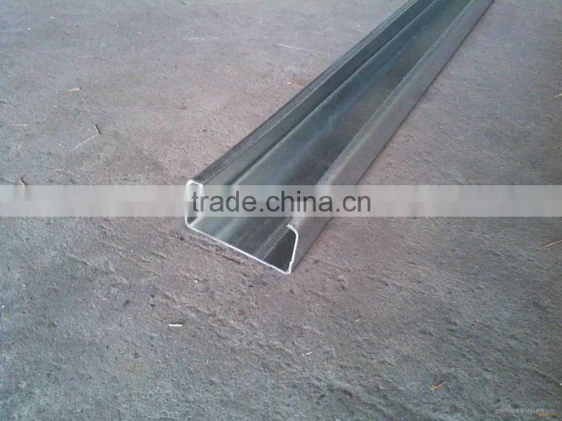 Cold bend galvanized SS400/A36/Q235B curved c steel beam