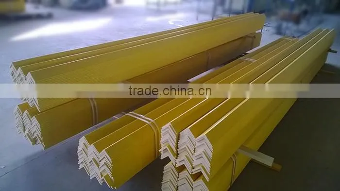 UV - resistant weather resistance Extrusion yellow Fiberglass profile