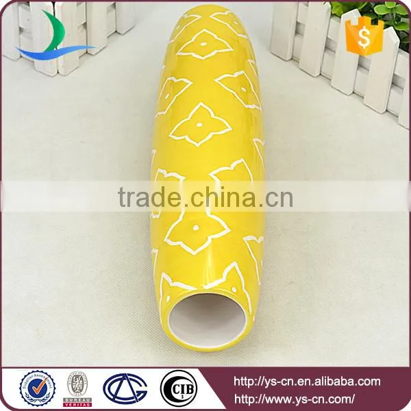 2014 orange round Ceramic Decorative Modern Vases