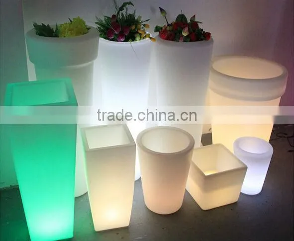 illuminated 16 color change plastic led chair