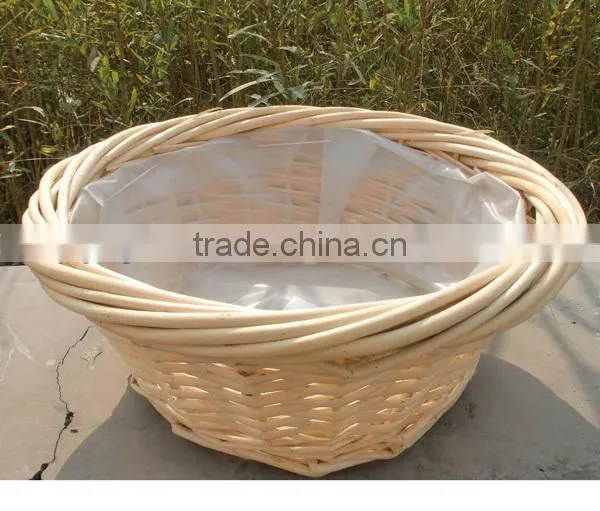 2015 Wicker plant baskets potted plants