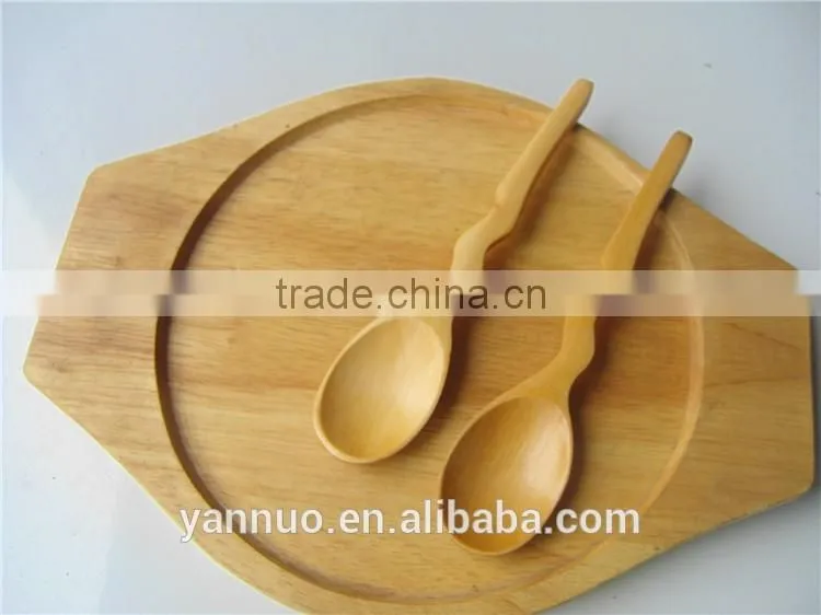 Natural Wood Material ice cream Spoon, Small Wooden Salt Jam Tea Spoons