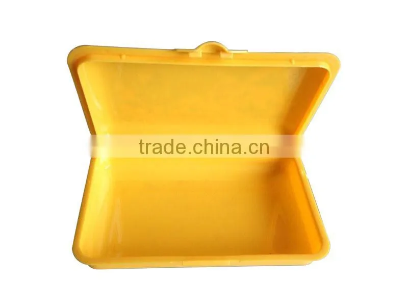 plastic double layer bento lunch box